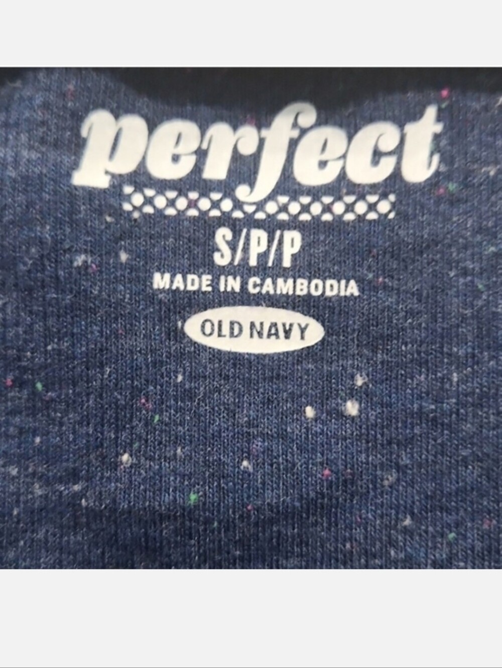 NWOT Old Navy Blue Confetti Dot Tank Top small